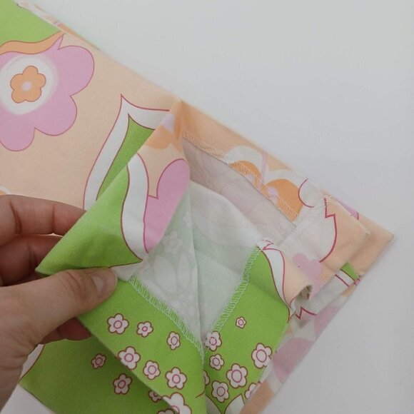 Barbara Gerwit Floral Straight Leg Pants Multicolor Women's 6 Preppy Summer - Picture 4 of 12